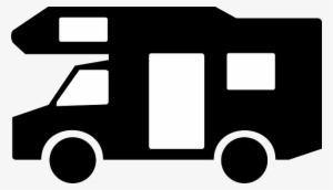 Black, Icon, Symbol, Bus, Transportation, Vehicle - Transparent Wohnmobil Png