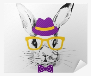 Hand Drawn Watercolor Sketch Portrait Poster • Pixers® - Nerdy Bunny Case - Ipad Air