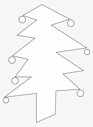 Christmas Tree Black And White Christmas Tree Clip - White Christmas Clipart Png