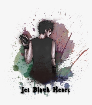 Jet Black Heart Artwork By Friceberg