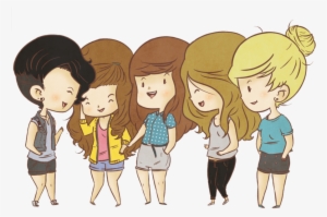 Realistic Drawings, Cartoon Drawings, One Direction - One Direction Cartoon Girls