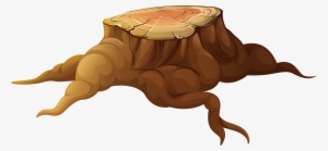 Tree Stump Cartoon Png