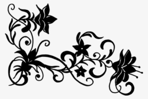 Free Vector Flowers Black And White » 4k Pictures - Floral Vector Png Black And White