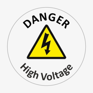 High Voltage Sign Png Image - Caution Risk Of Electric Shock