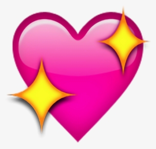 Sticker Enjoy Heart Iphone Heart Sparkles Shimmer Shine - Corazon Con Brillo Emoji