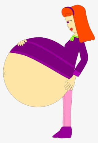 Collection Of Free Bellied Clipart Download On - Pregnant Daphne Scooby Doo