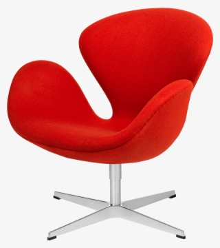 Swan Divina Red Fabric - Arne Jacobsen Swan Chair Elegance Leather