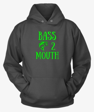 Bass 2 Mouth Men's Funny Bass Fishing Hoodies