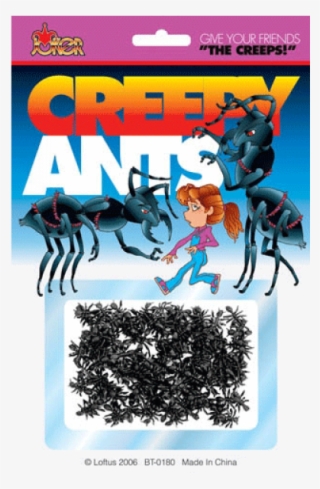 Creepy Ants - Fake Creepy Insects Set Spiders Ants And Flies Gag