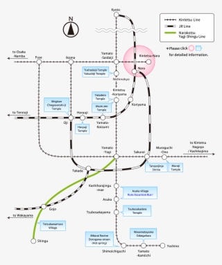 Nara Has A Lot Of Unesco World Heritage Sites, National - Diagram