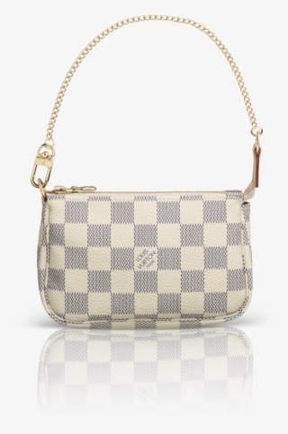 Louis Vuitton Mini Pochette Accessoires Damier Azur - Louis Vuitton Small White Bag