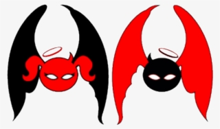 Report Abuse - Devil And Angel Logo
