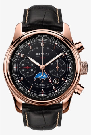 Bremont 1918 Rose Gold Watch Front View - Bremont 1918