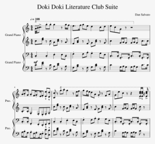 Doki Doki Literature Club Piano Duet [complete Ft - Doki Doki Forever Sheet Music Piano