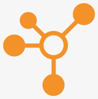 Big Data Icon - Hub And Spoke Icon