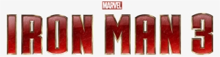 Logo Homem De Ferro Png - Iron Man 3 Movie Logo Png