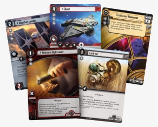 With This Expansion You'll Get Hera, Ezra, The Ghost, - Star Wars Lcg Technological Terror Force Expansion