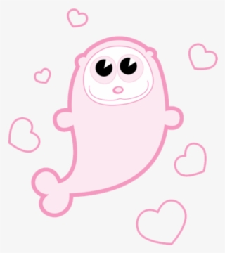 Mq Pink Dolphin Dolphins Heart Hearts - Illustration