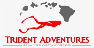 Trident Logo Final 2019 V1 - O'ahu, Hawaii - Home State - Gray On White - Lantern
