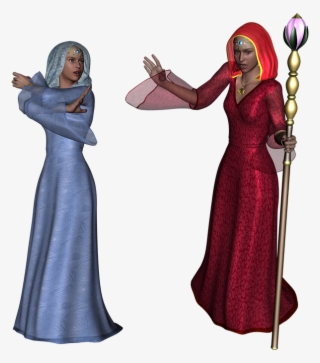 In Voodoo, There Are Many Items That Are Being Used - Illustration