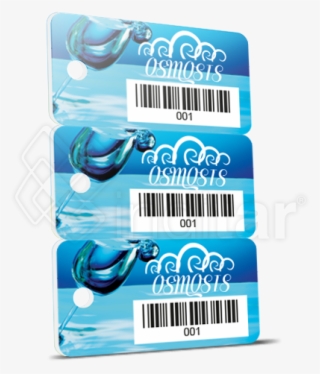 Anverso Tarjeta De Pvc Llavero Posición Horizontal - Barcode