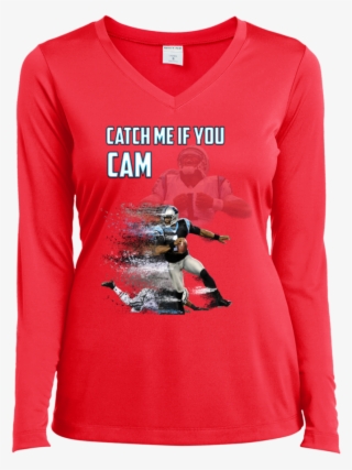 Cam Newton Panthers Custom Designed Fan Ladies Long - Arizona Cardinals Ladies Long Sleeve