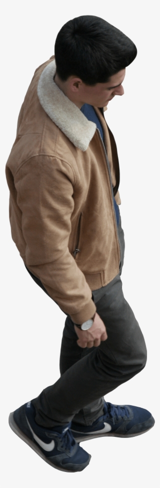 People Walking Cut Out View From Above - People Above Png