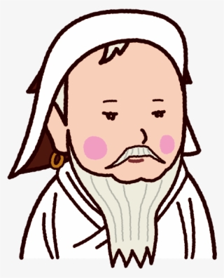 チンギスハンの似顔絵イラスト - Illustration