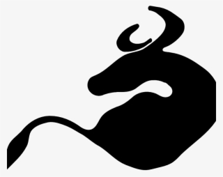 Buffalo Silhouette - Ox Chinese Zodiac Symbol