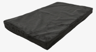 Washable Crate Pad - Long Black Rectangular Tray