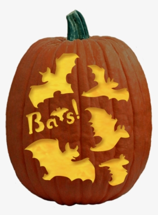 And More Bats Pumpkin Carving Pattern - Jack-o'-lantern