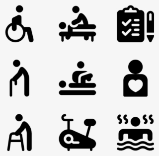 View Individual Icons Of Physiotherapy Medical - Physiotherapy Vector
