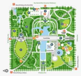 Mbg Map - Formal French Garden Plan