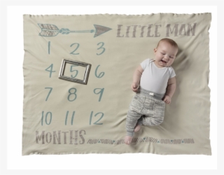 "little Man" First Years Milestone Blanket - Primitives By Kathy Swaddle Blanket