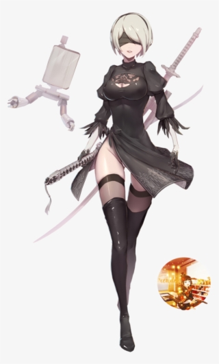 2b Png - Nier Automata 9s Sword