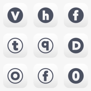 Encircled Icon In Style Flat Rounded Square Blue Gray - England Outlets