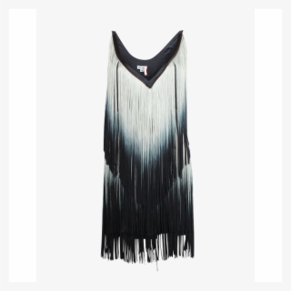 Foley Corinna Gradient Fringe Dress - Cocktail Dress