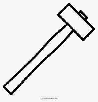 Hammer Coloring Page - Design - 1000x1000 PNG Download - PNGkit