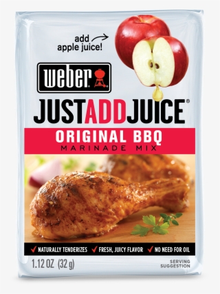 Weber Just Add Juice Marinade Mix, Original Bbq - 1.12