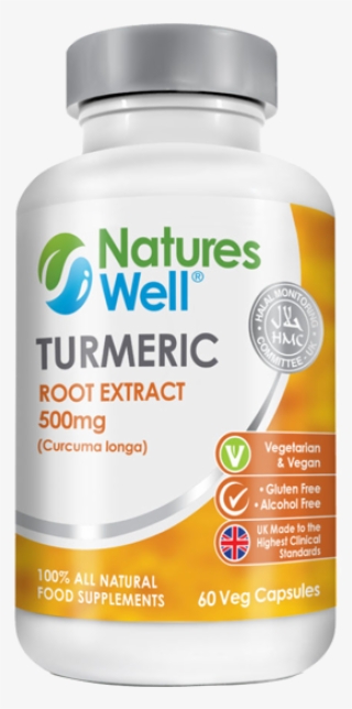 Turmeric Root Extract 500mg - Natures Well