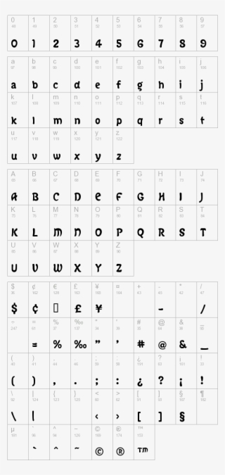 Tl Le Chat Noir - Font