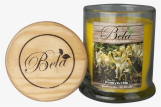 Honeysuckle Wood Wick Candle 9 Oz - Bela Bwm-15 Honeysuckle Wax Melts / Tarts / Cubes -