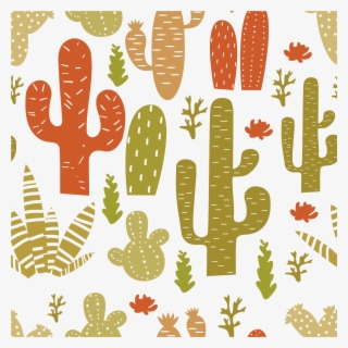 Cactaceae Euclidean Vector Red Background - Cactus Shapes Flat Design Backpack By Durungkapok