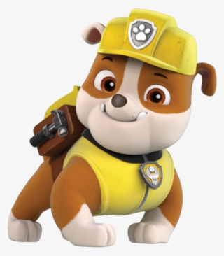 Paw Patrol - Rubble Paw Patrol Png
