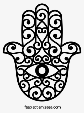 Hamsa Png - Hand Of Fatima Pattern