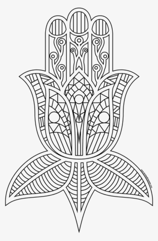 Comfortable Hamsa Coloring Pages Printable Coloring - Hamsa Coloring Pages