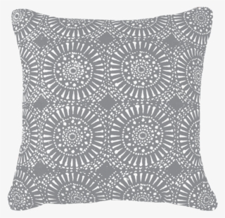 Sphere Print Dark Grey Lounge Cushion 55 X 55 Cm - Sphere Print Black Cushion