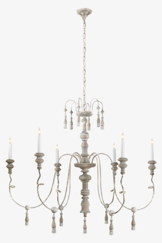 Michele Medium Chandelier - Michele Medium Chandelier - Belgian White - Visual