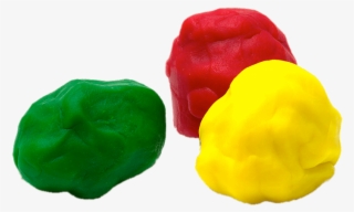 Balls Of Coloured Plasticine - Playdough Clipart
