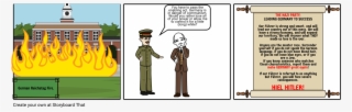 Hitler History Class - Cartoon Enabling Act Germany